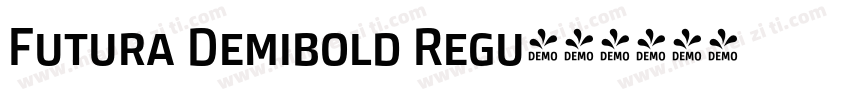 Futura Demibold Regu字体转换